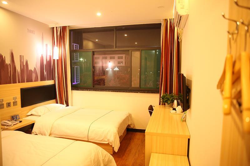 Thank Inn Chain Hotel Shandong Weifang Qingzhou Railway Station Gaoliu Exterior foto
